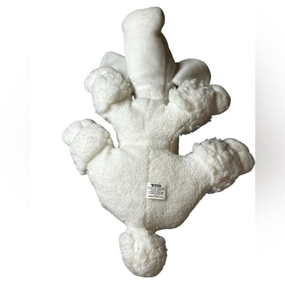 1986 Tonka Plush POUND PUPPIES White poodle Dog Toy - Picture 2 of 7